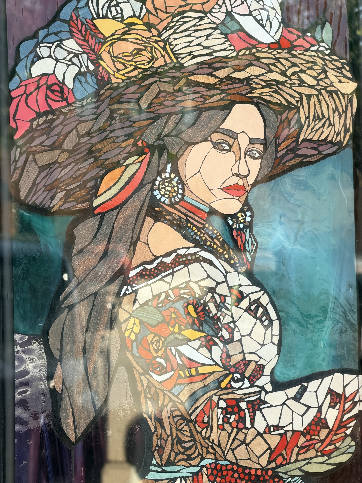 絵画 TARTAROS: Realcamo Amazing good person Mexican artist Rafa Carreno Olvera's mosaic art in Storm Lake