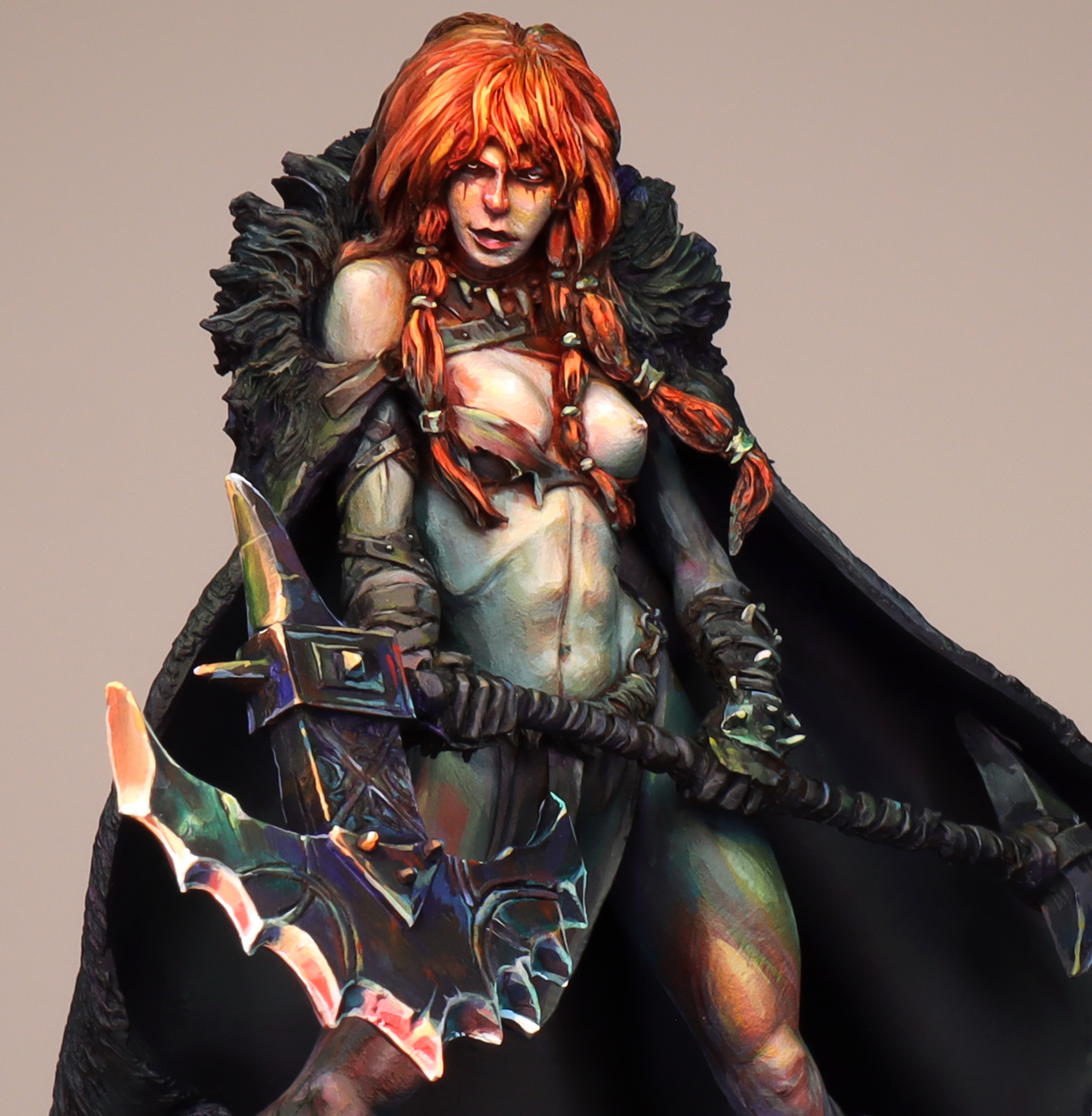Miniatura De Resina Personalizada – Lorgar Aurelian Príncipe Demonio De Warhammer 40k, Escala Oficial Para Juego De Mesa (Impresión 14K)