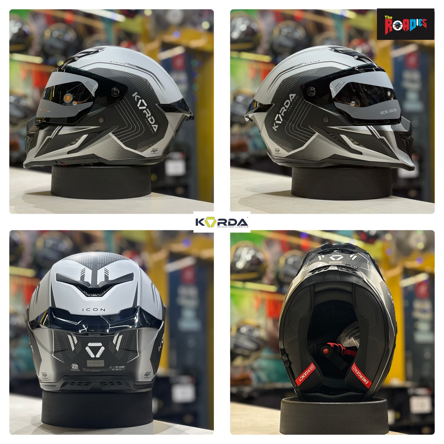 NEW ARRIVAL KORDA ICON ₹8850/- . . Feature:. Sun visor,Double D