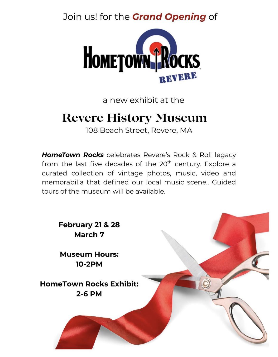 We hope you can join us for the... - Revere History Museum | Facebook