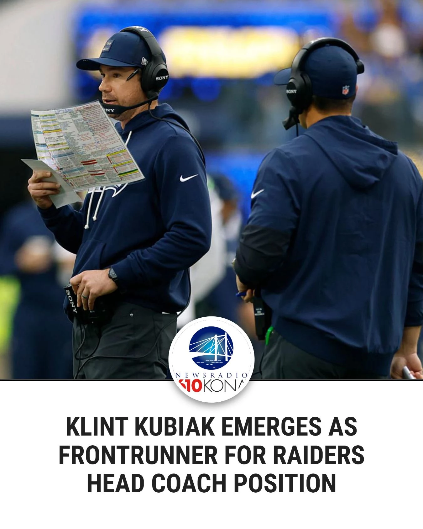 NewsRadio - Klint Kubiak Emerges As Frontrunner For Raiders Head Coach ...