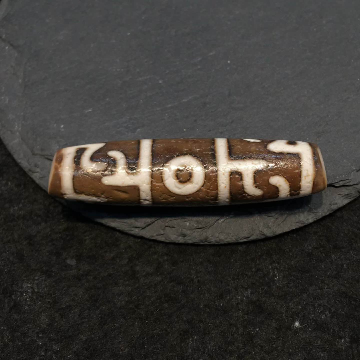 雪域手工莲师法器天珠​ 尺寸：12.8X52mm 结缘价💰RM1888