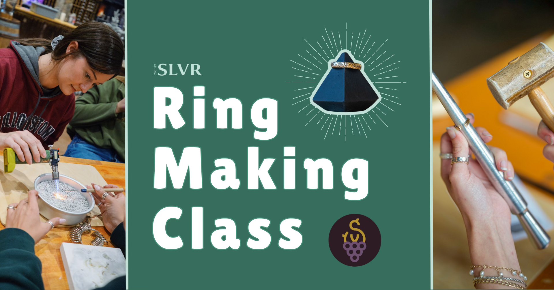 Ring Making Class | Sip & Stacker at Schram Vineyards