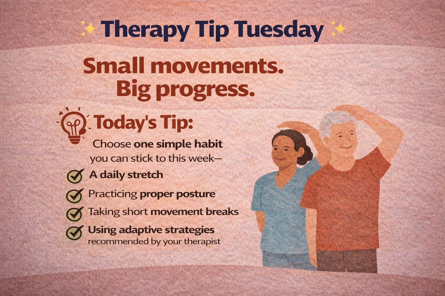 Therapy Tip Tuesday Small... - interface rehab, inc. | Facebook