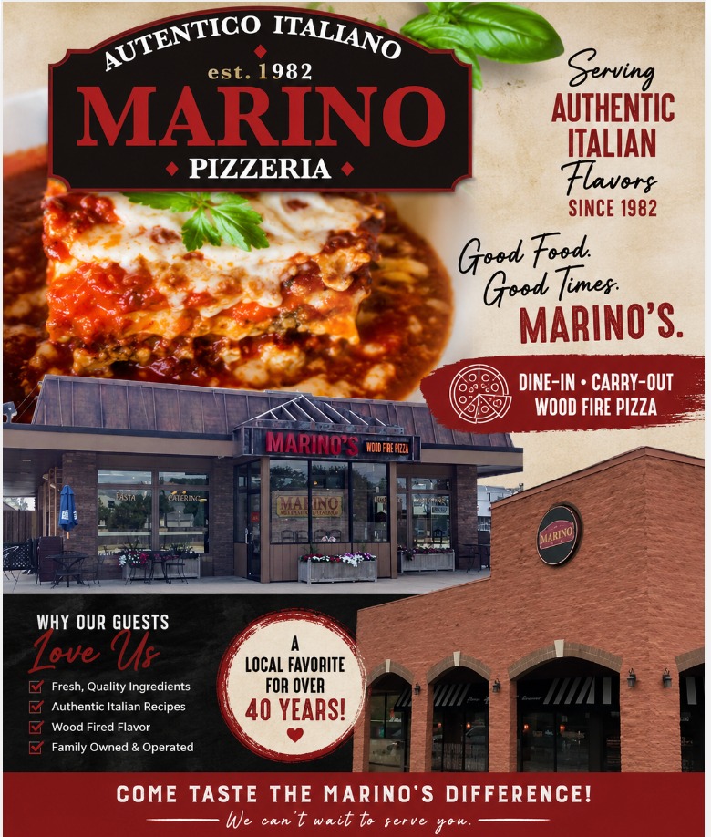 Marino's Pizzeria & Cafe | Wood Dale IL