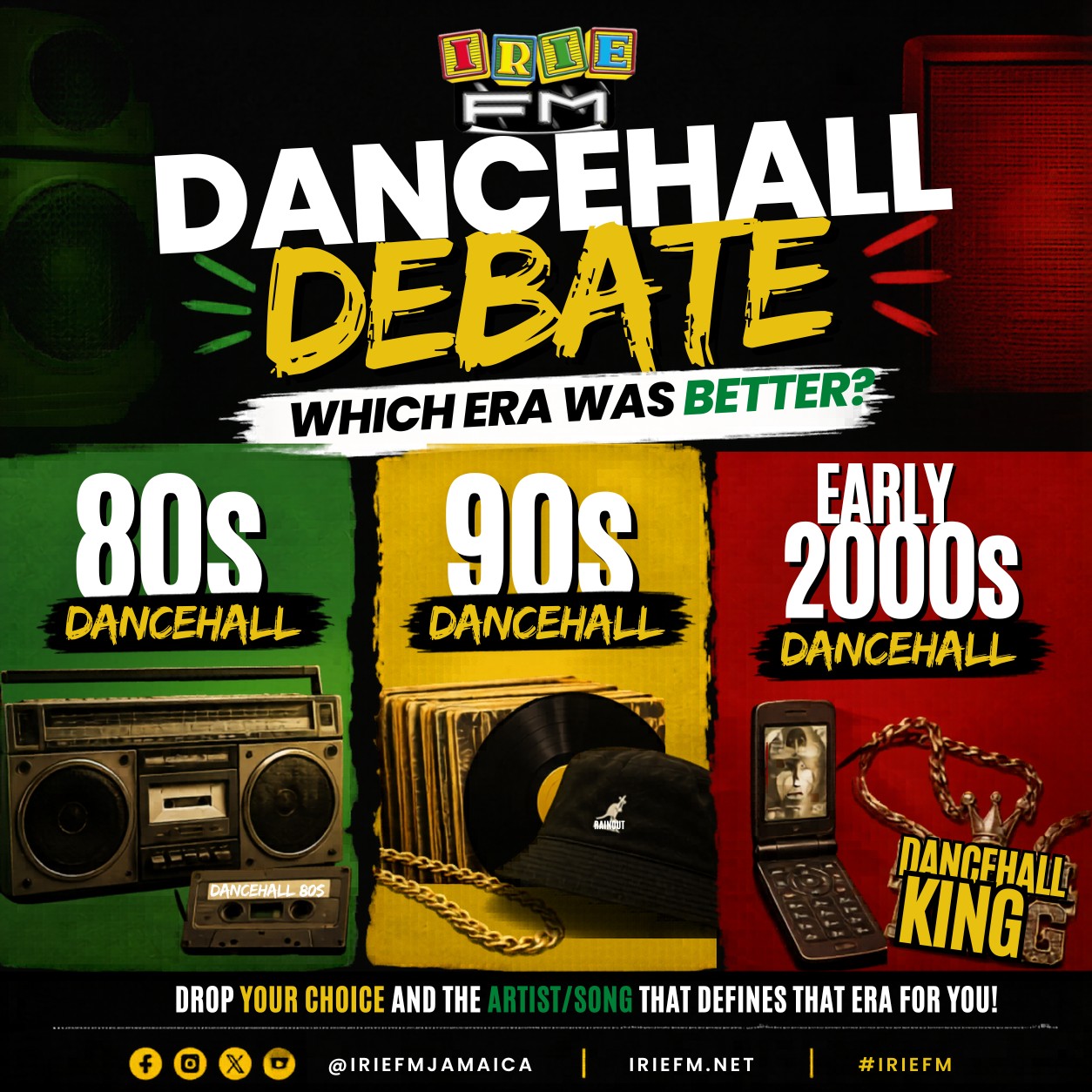 In my opinion. That's your top 3 dancehall riddims of the 90s