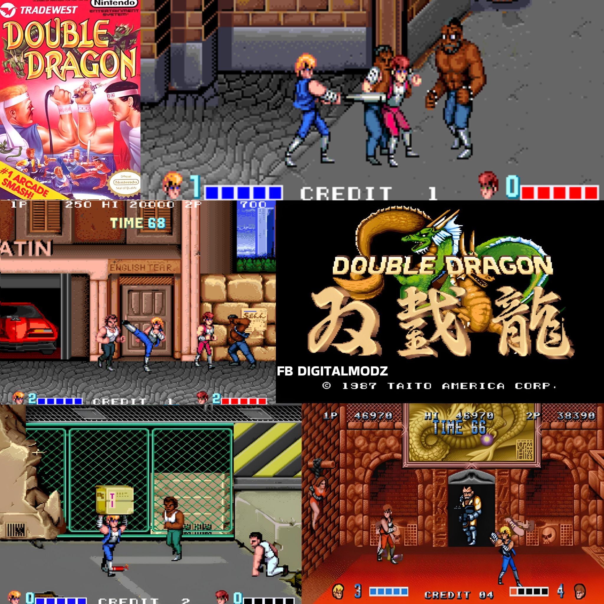 On this day in 1987, the Double Dragon arcade game was released 39