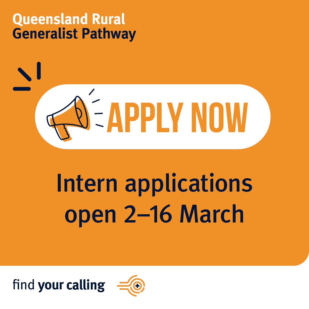 Queensland - Applications are now open to join the QRGP in 2027 If you ...