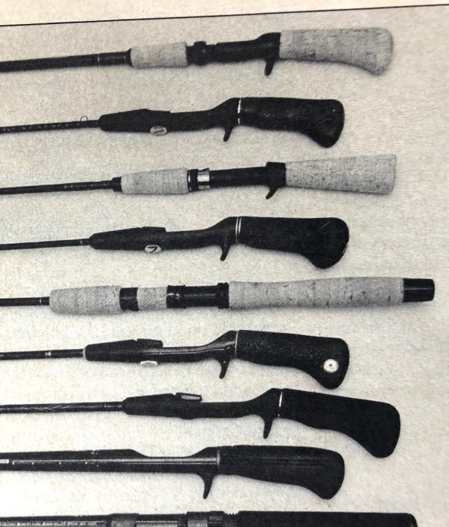 best 1980s baitcasting rods 3 x Old School Carp Fishing Rods. Remire. Kevlar. 1980s.  Vintage Carp Fishing Tackle Pistol grip rods were thing