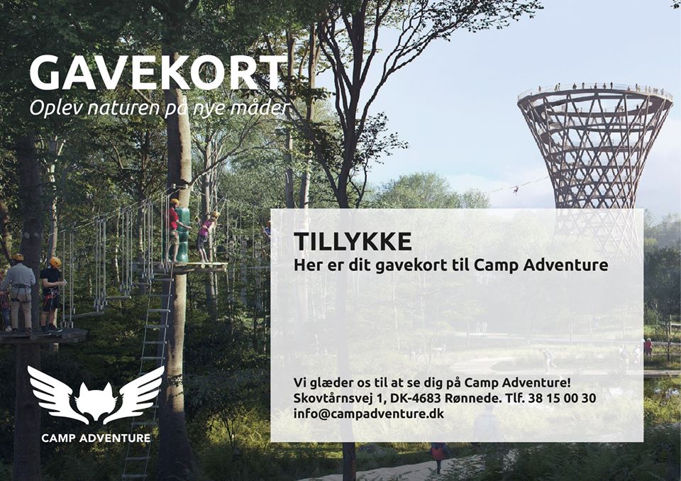 Camp Adventure - 🇩🇰 Husk, at du kan købe gavekort til Camp...