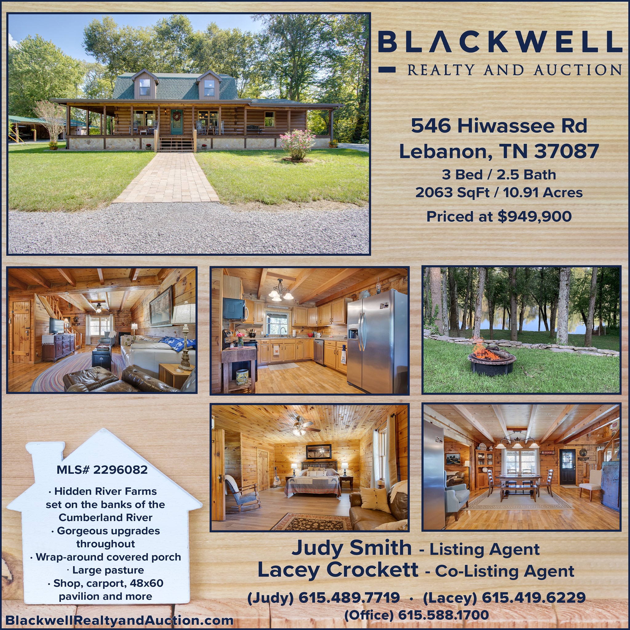 Hidden River Farms set on the banks of... - Blackwell Realty | Facebook
