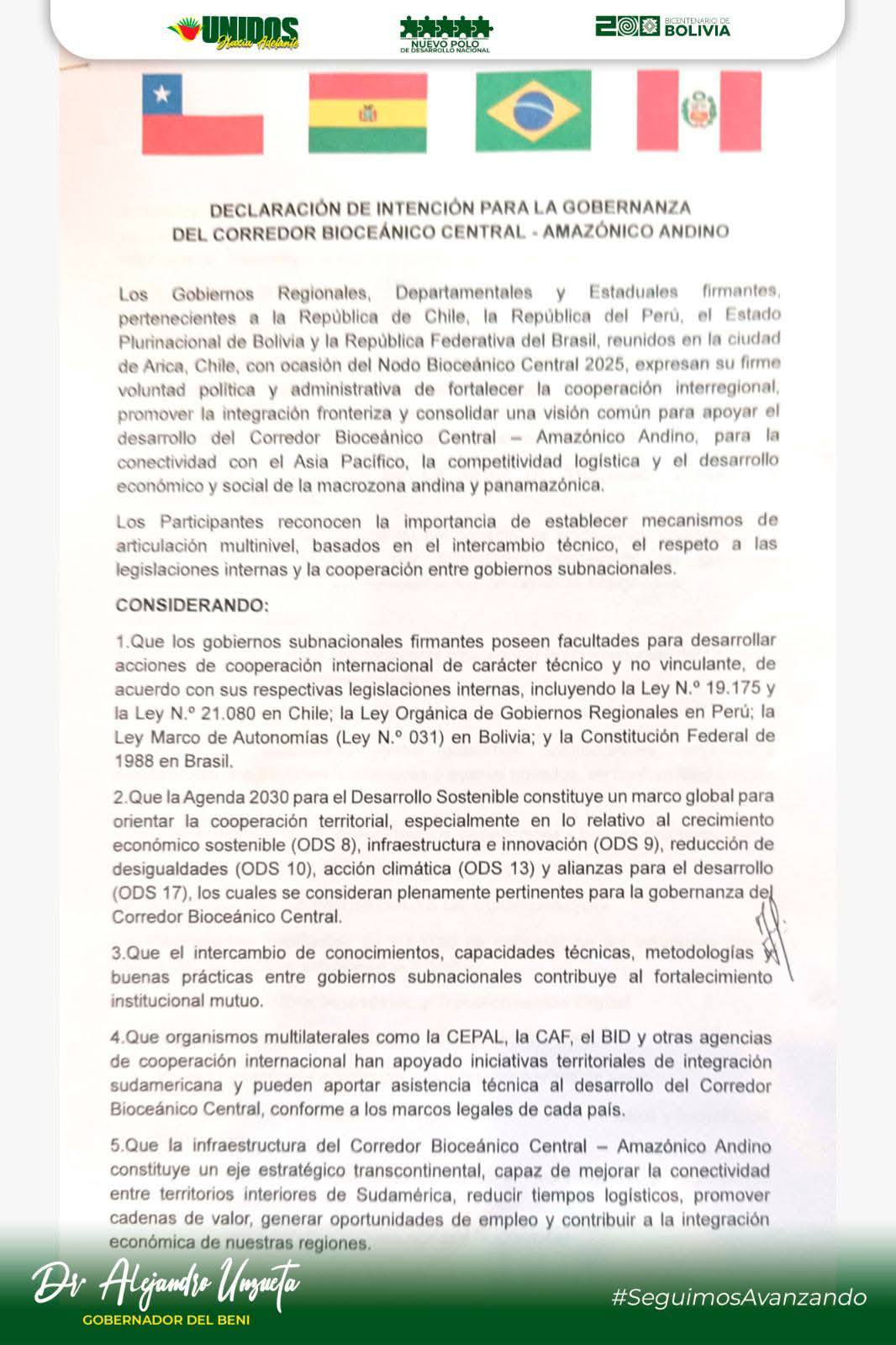 NOTI RIBER 1 - EL BENI PROYECTANDO FUTURO PARA BOLIVIA Y... | Facebook