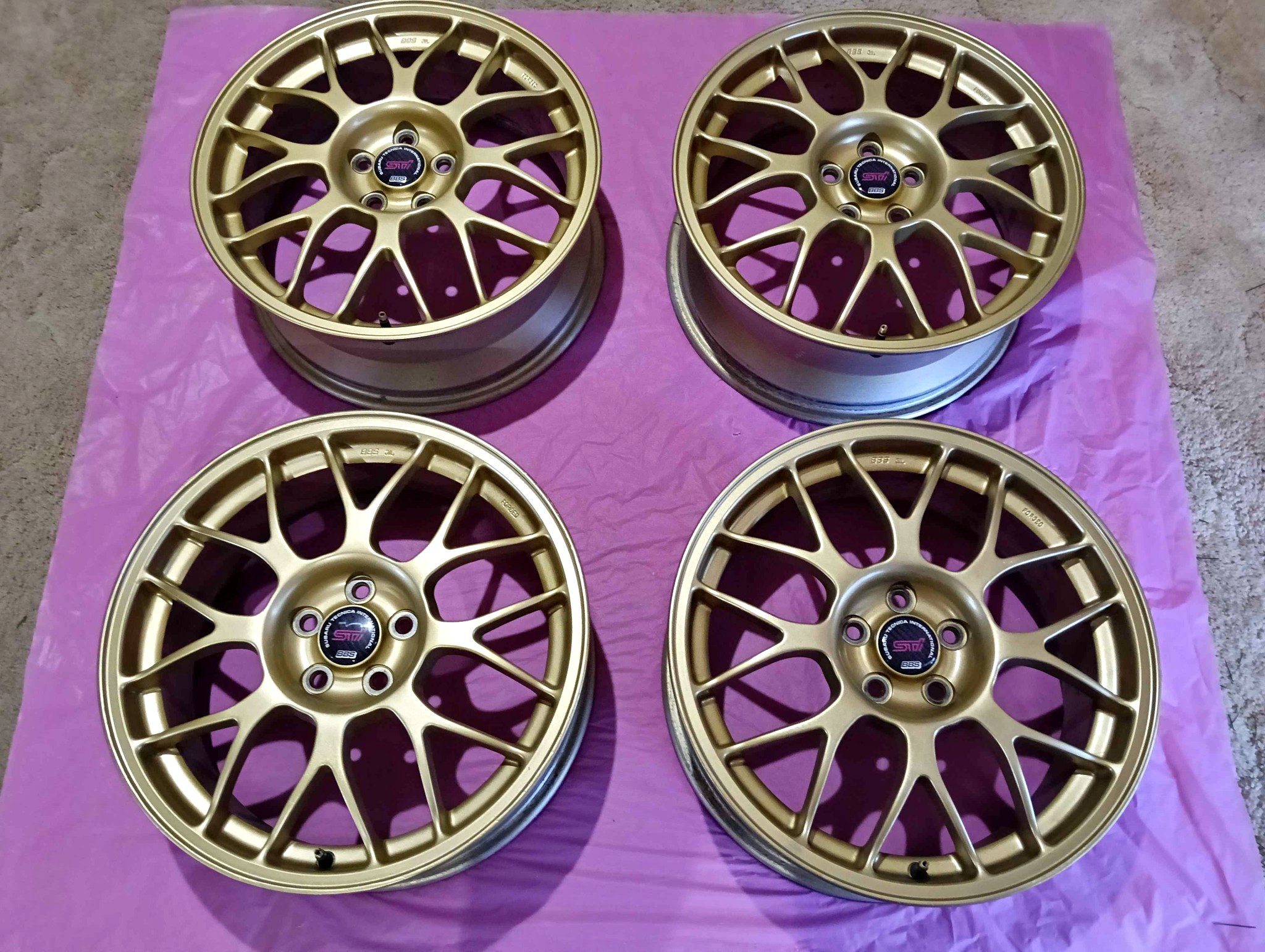 BBS Forged 22b style wheels Subaru Impreza WRX STi GC8 GF8 GM8 Coupe ...
