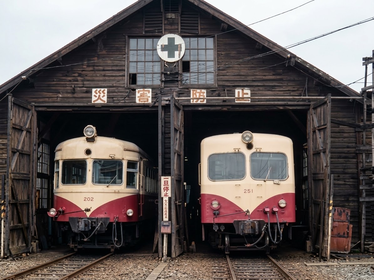 鶴見線大川支線（武蔵白石駅 - 大川駅）の往復運用に使用されたクモハ