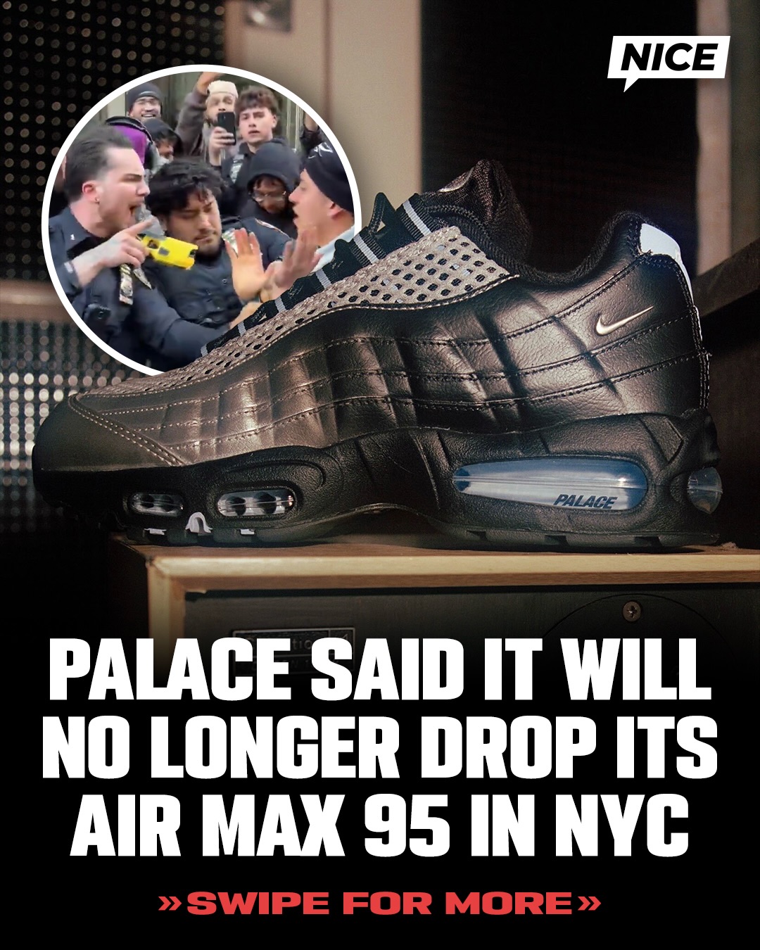 Palace has announced it will no longer release its upcoming Nike