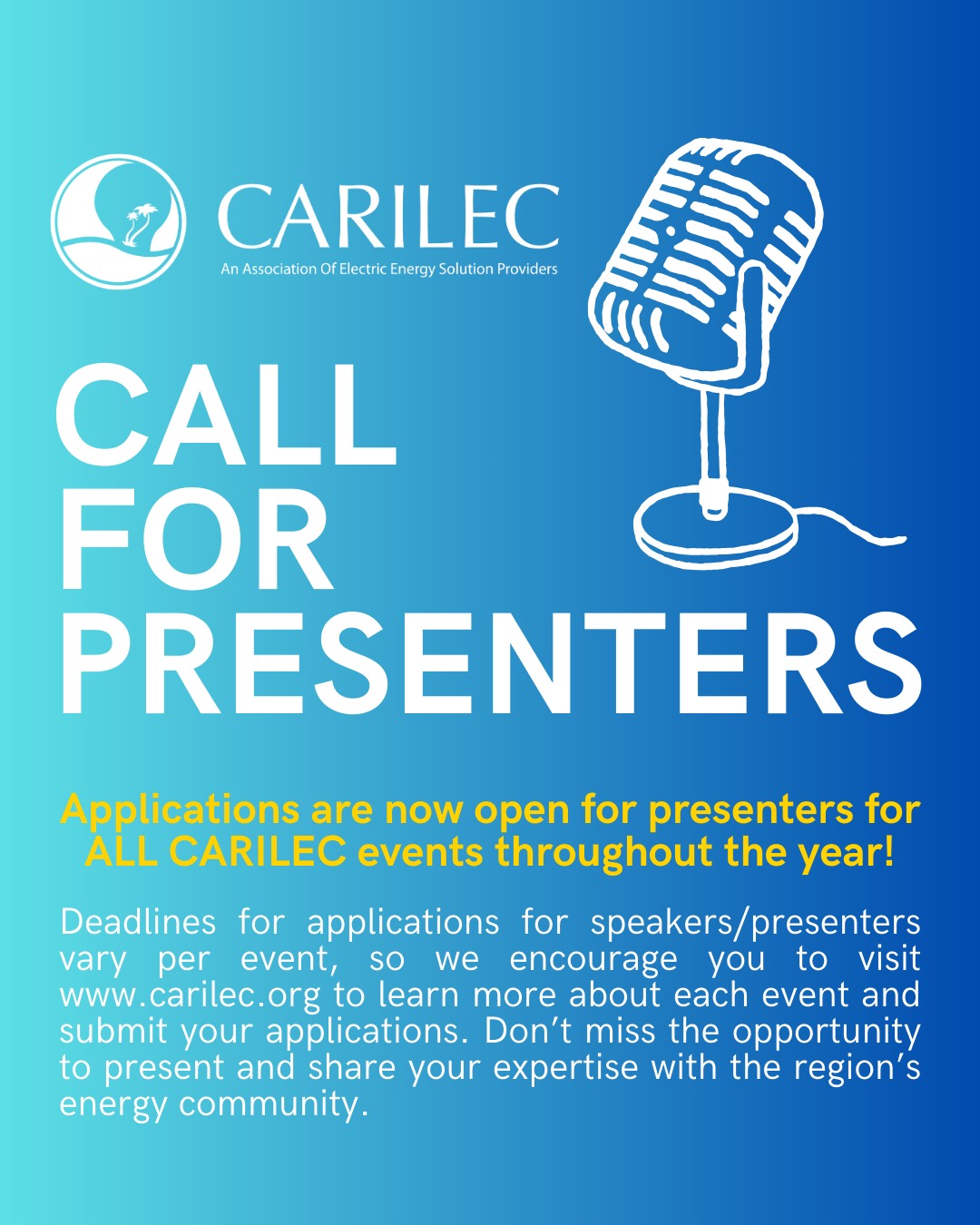 CARILEC - We’re excited to share with you our 2026 Calendar of Events ...