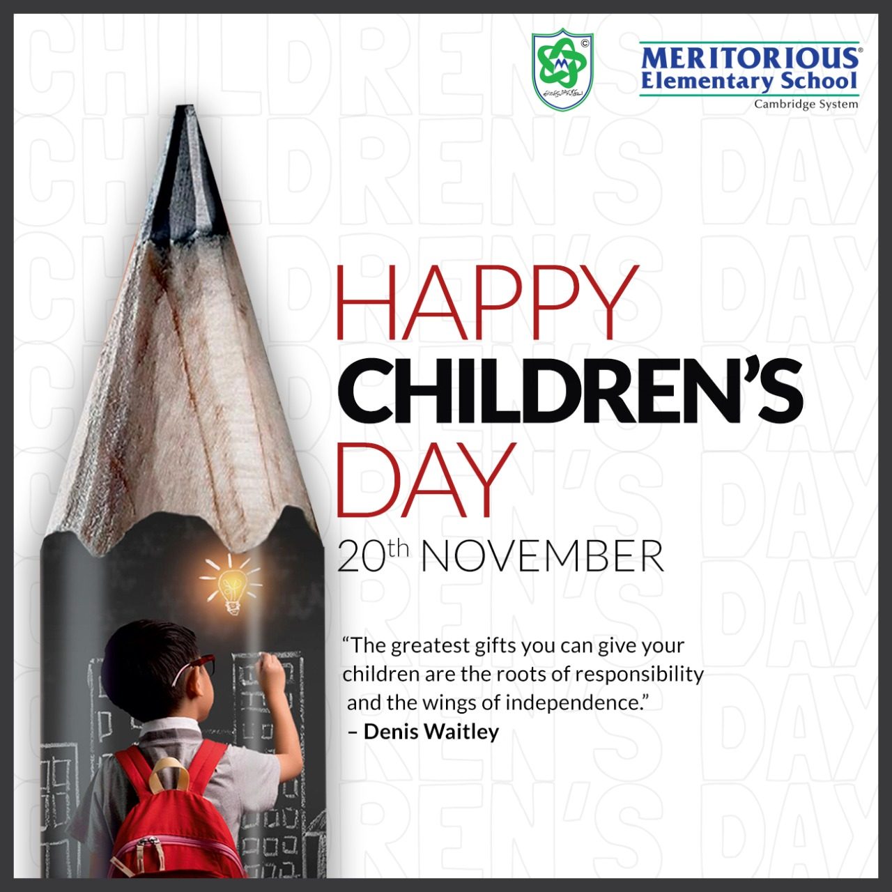 Meritorious International School - Children are the future of this ...