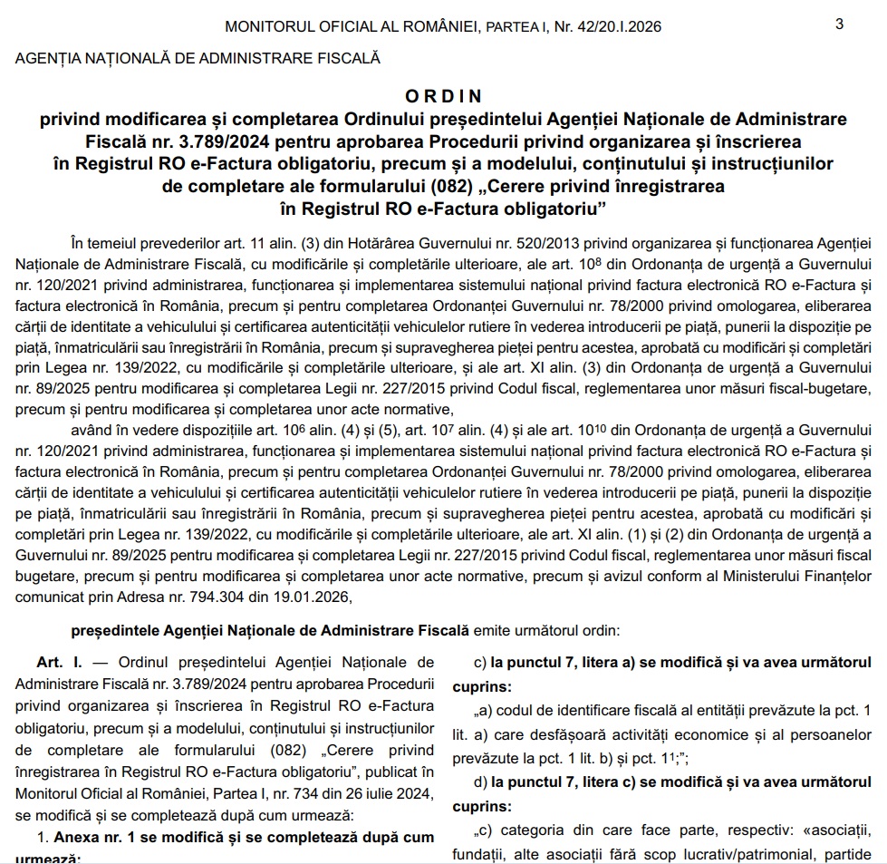 🛑 STOP JOC: Înscrierea în RO e-Factura a devenit „biletul de intrare ...