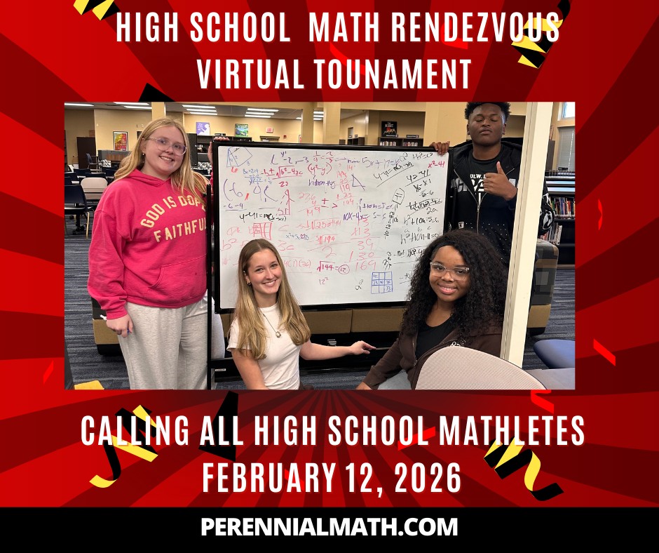 Perennial - 🎉 Calling All High School Mathletes & Coaches! 🧠 Ready for ...
