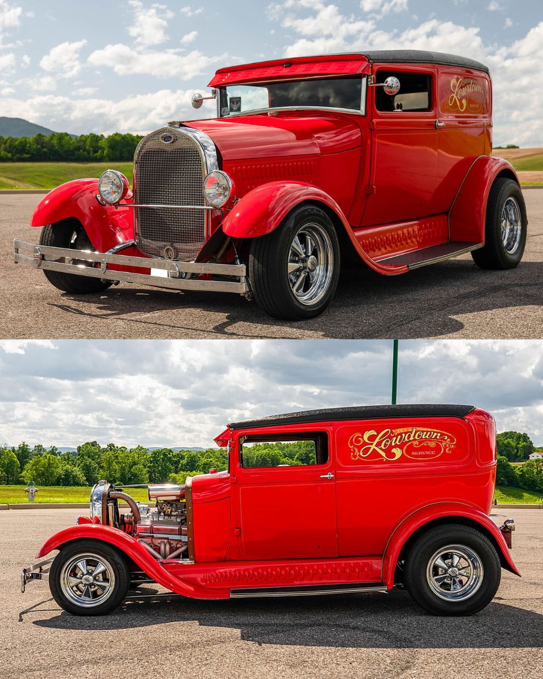 Street - Nice ride, blown 1928 Ford sedan delivery. . #sbc # ...