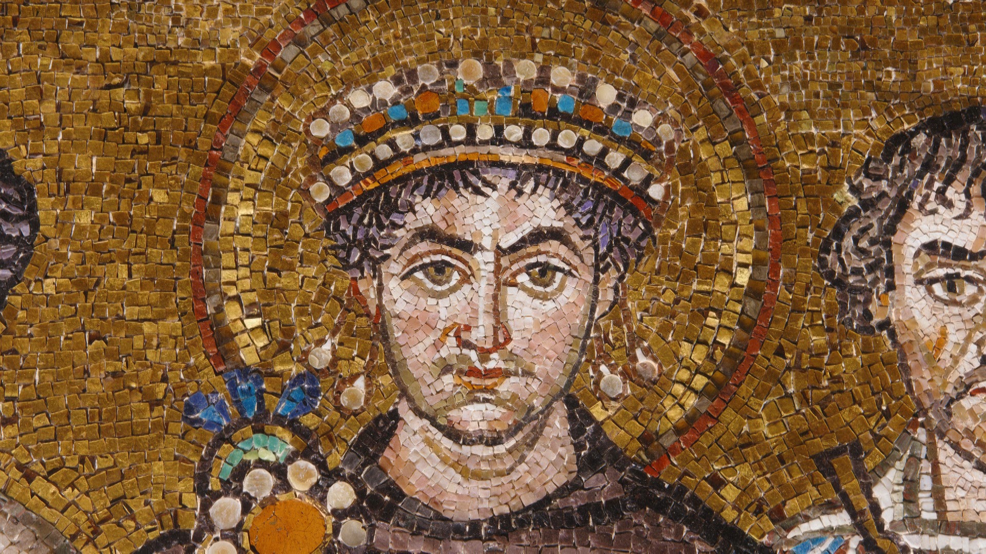 イタリア・ラヴェンナにあるサン・ヴィターレ聖堂にはモザイク画の傑作
