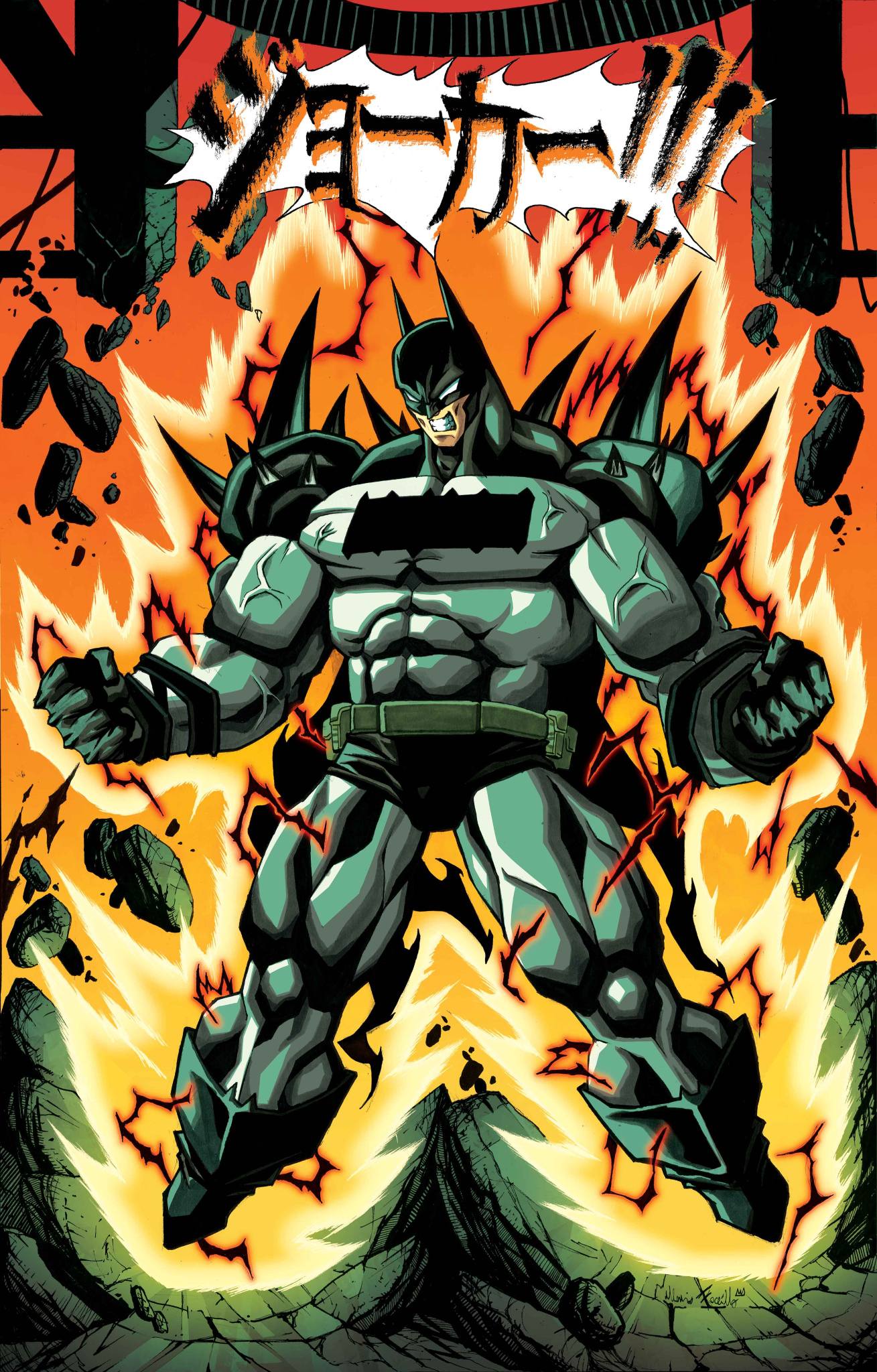 Mario Foccillo follows up his DBZ-inspired Superman variant with
