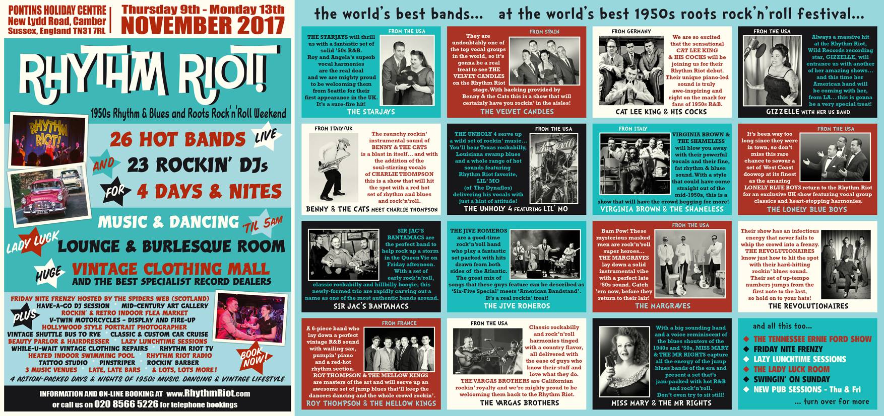 Rhythm Riot - Look out for the new Rhythm Riot fold-out...