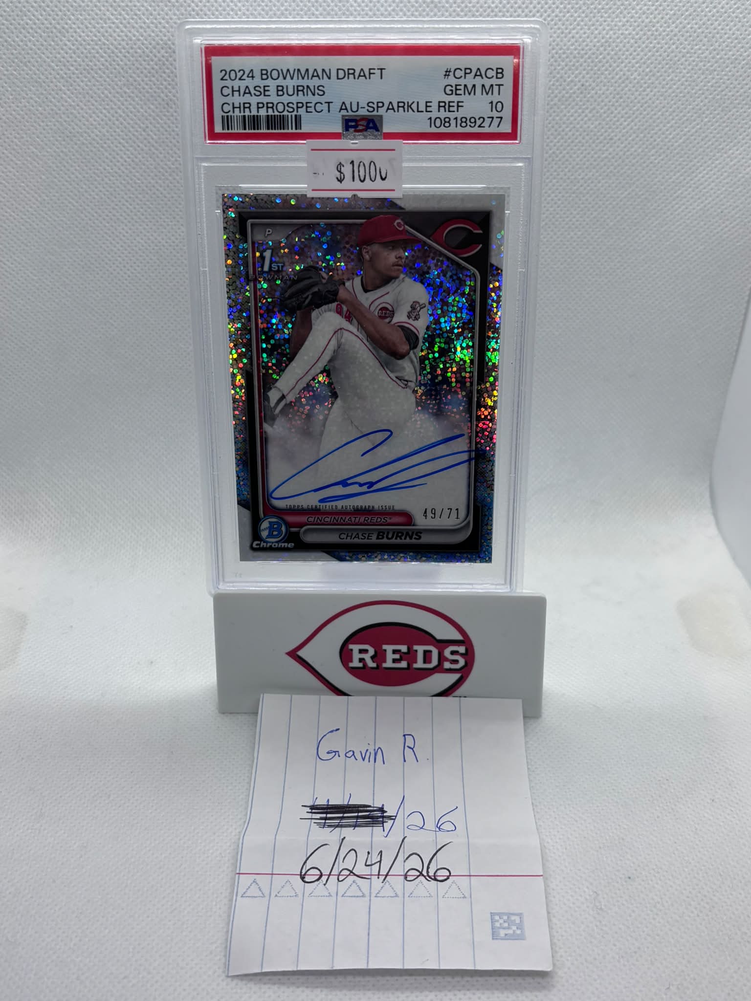Alec Bohm PSA 10 Bowman 1st Auto for Sale