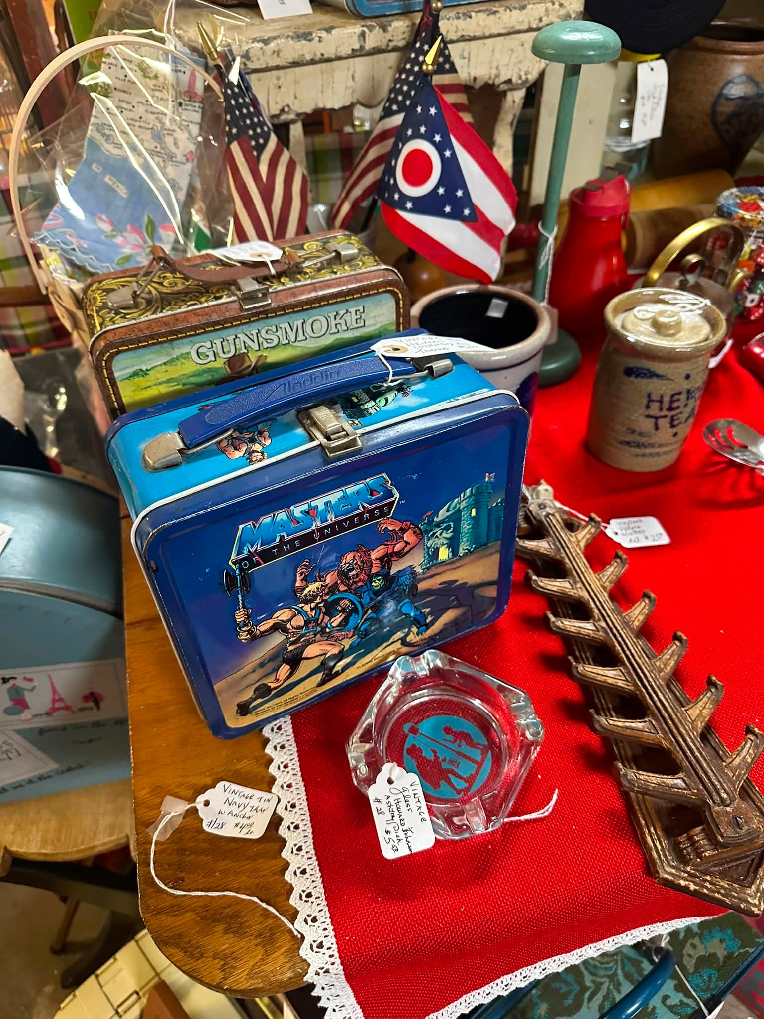 アメリカンヴィンテージ　ボックス　カン　缶 Summer sales at Route antique store in US