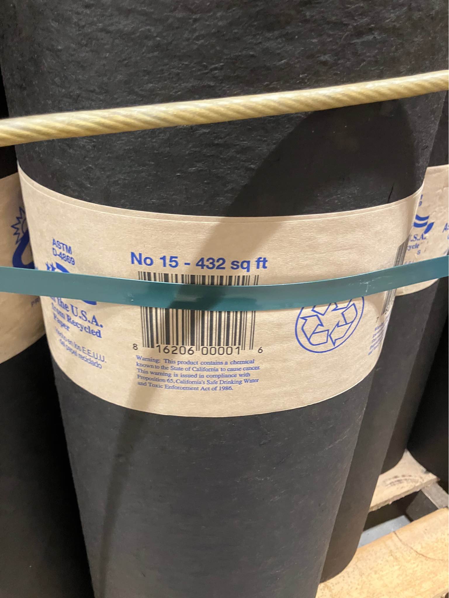 Felt roof paper - Landscaping Materials - Appleton, Wisconsin ...
