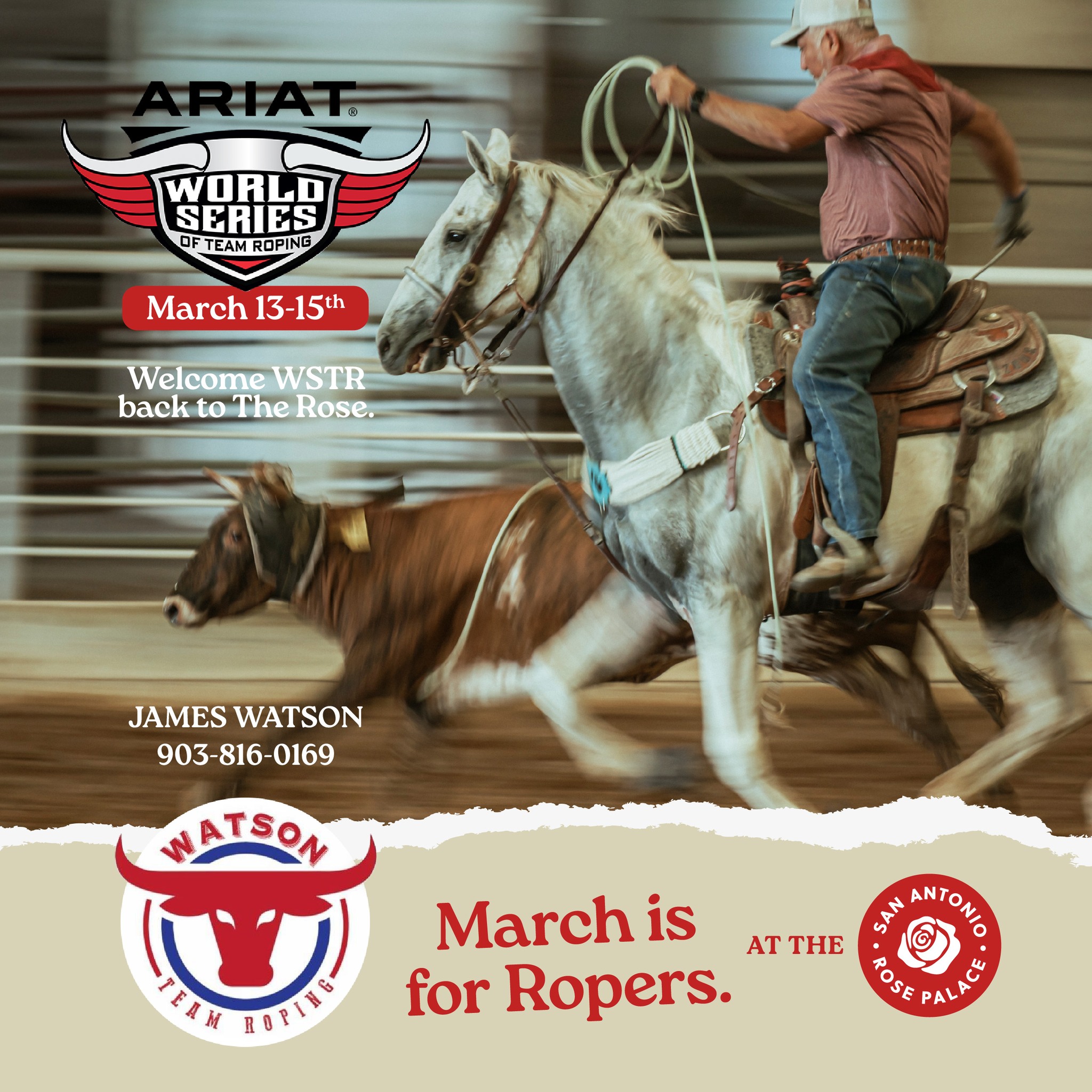 The San - March 13-15th - The World Series of Team Roping returns to ...