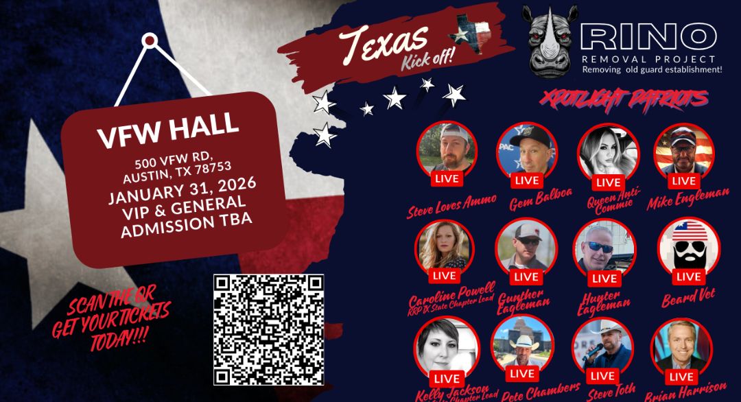 The Texas RINO Removal Project Presents