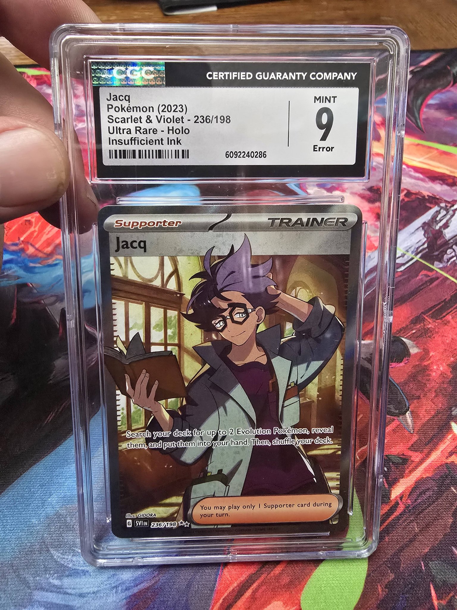jacq pokemon card price SR Scarlet ex sv1S 097/078 Japanese Single  Japan2UK Then shuffle your deck.You may play only 1 Supporter card during your turn. Jacq SIR [SVI EN 250/198](Scarlet