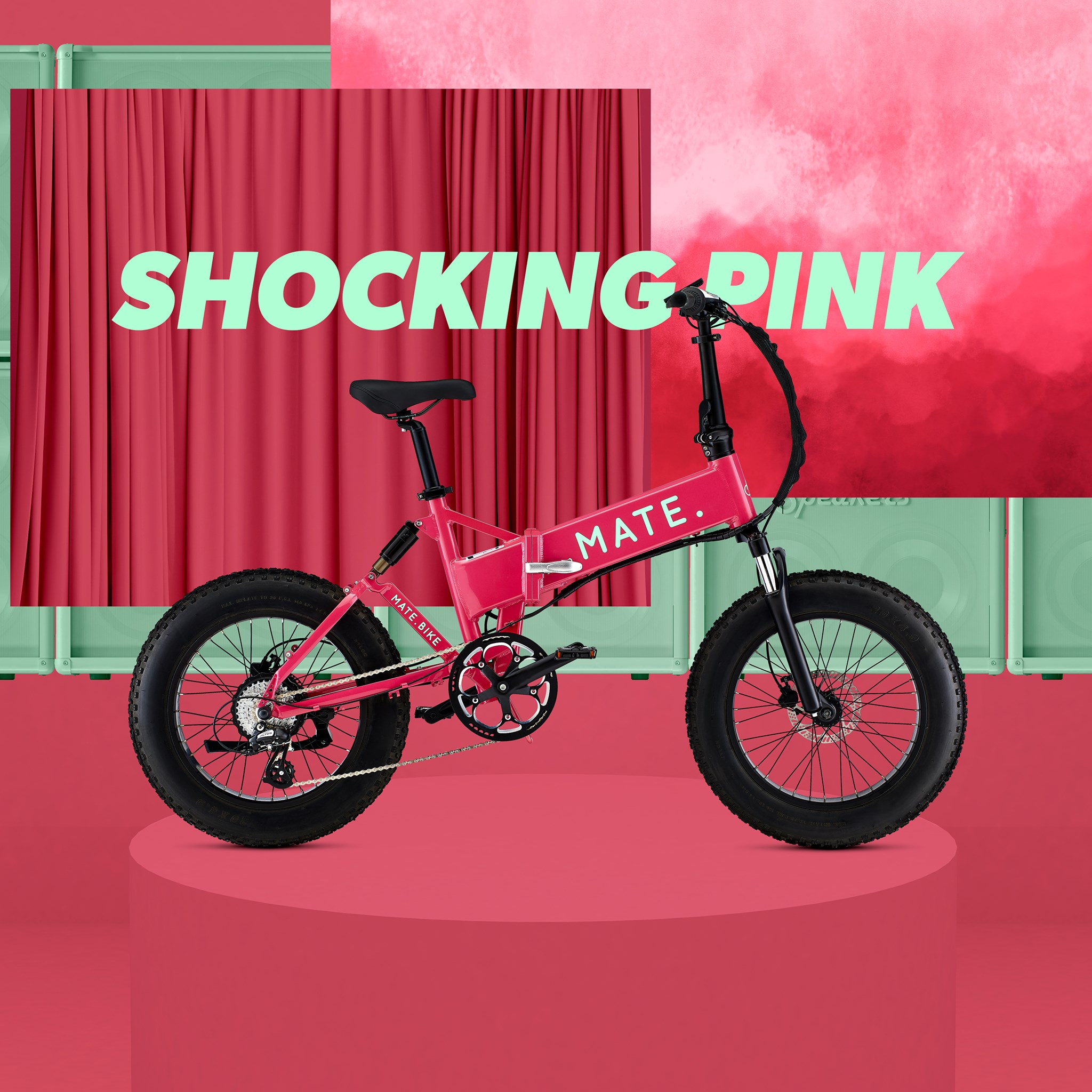 Mate Bike Foldable Bike - Dusty Army | MATE BIKE X | 電動アシスト 