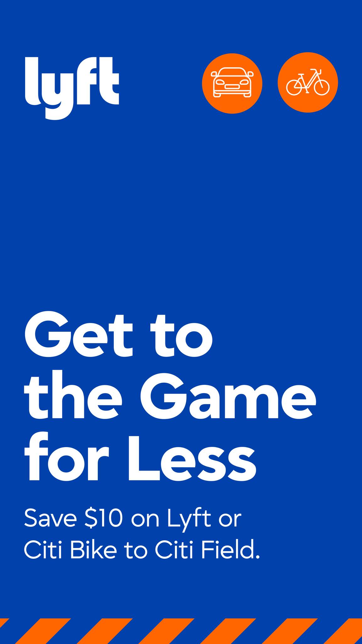 🚲 Discount 🚗 Save $10 on Lyft or Citi Bike when taking them to