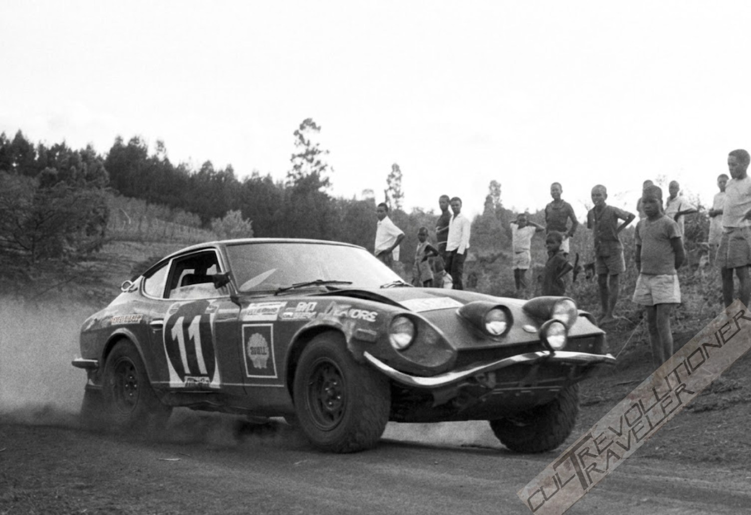 Debut and Win Year 1971 Safari Rally Herrmann Edgar / Schuller