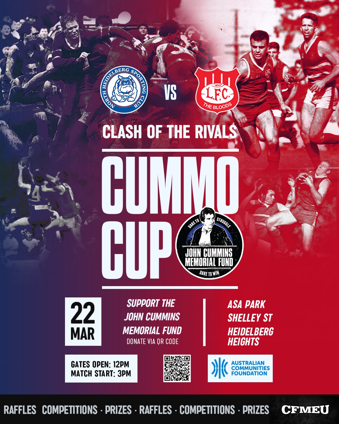 North - 🔴⚪️🔴 CLASH OF THE RIVALS | THE INAUGURAL CUMMO CUP 2026 🔴⚪️🔵 ...