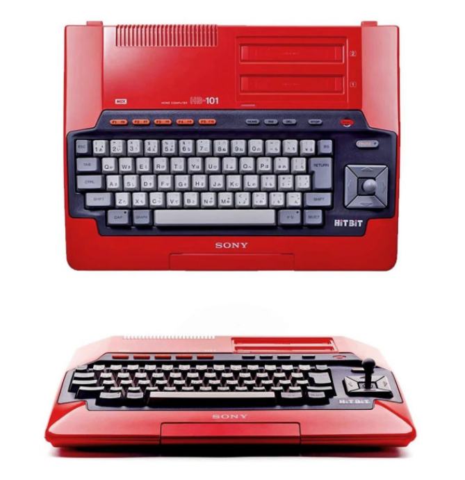 Sony MSX2 HitBit HB-F900 and its dedicated A/V editing console.