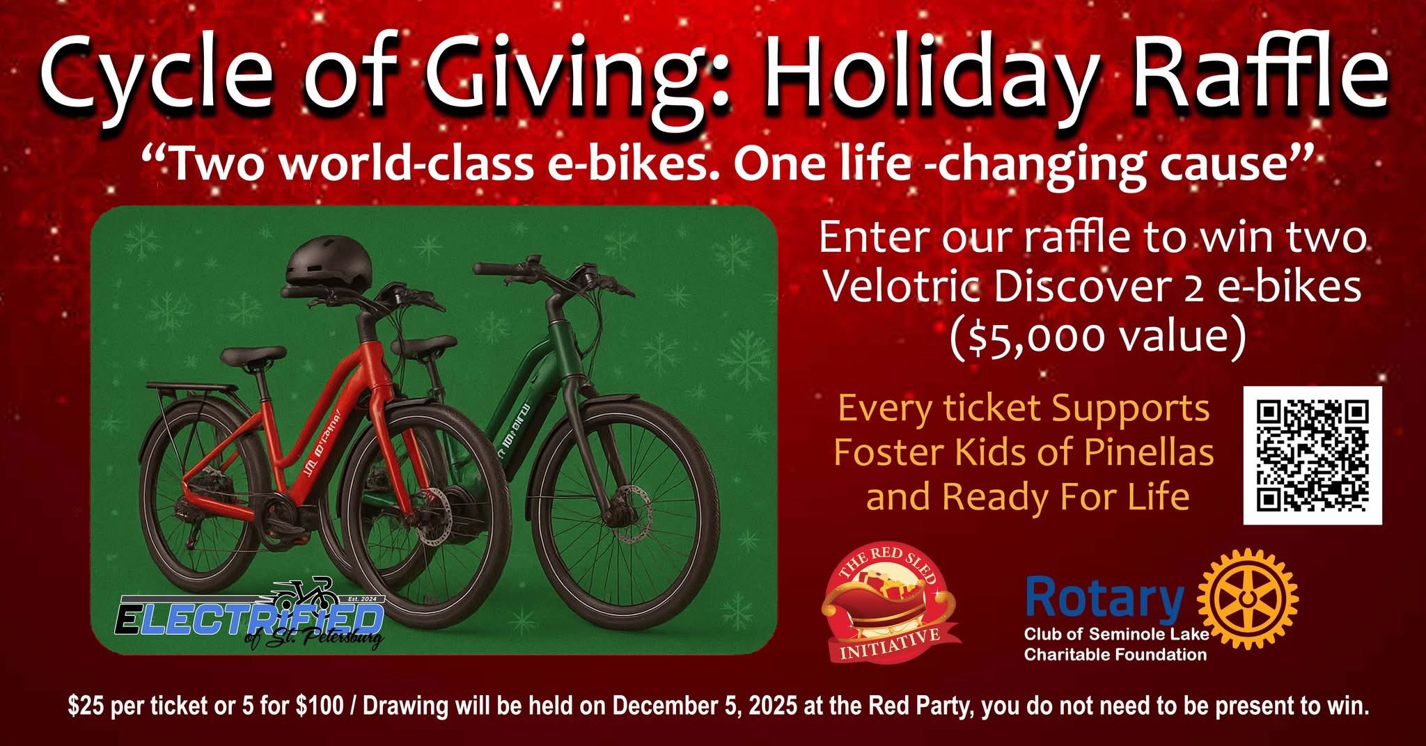 🎁 Cycle of Giving: Holiday Raffle!... - Seminole City Center | Facebook