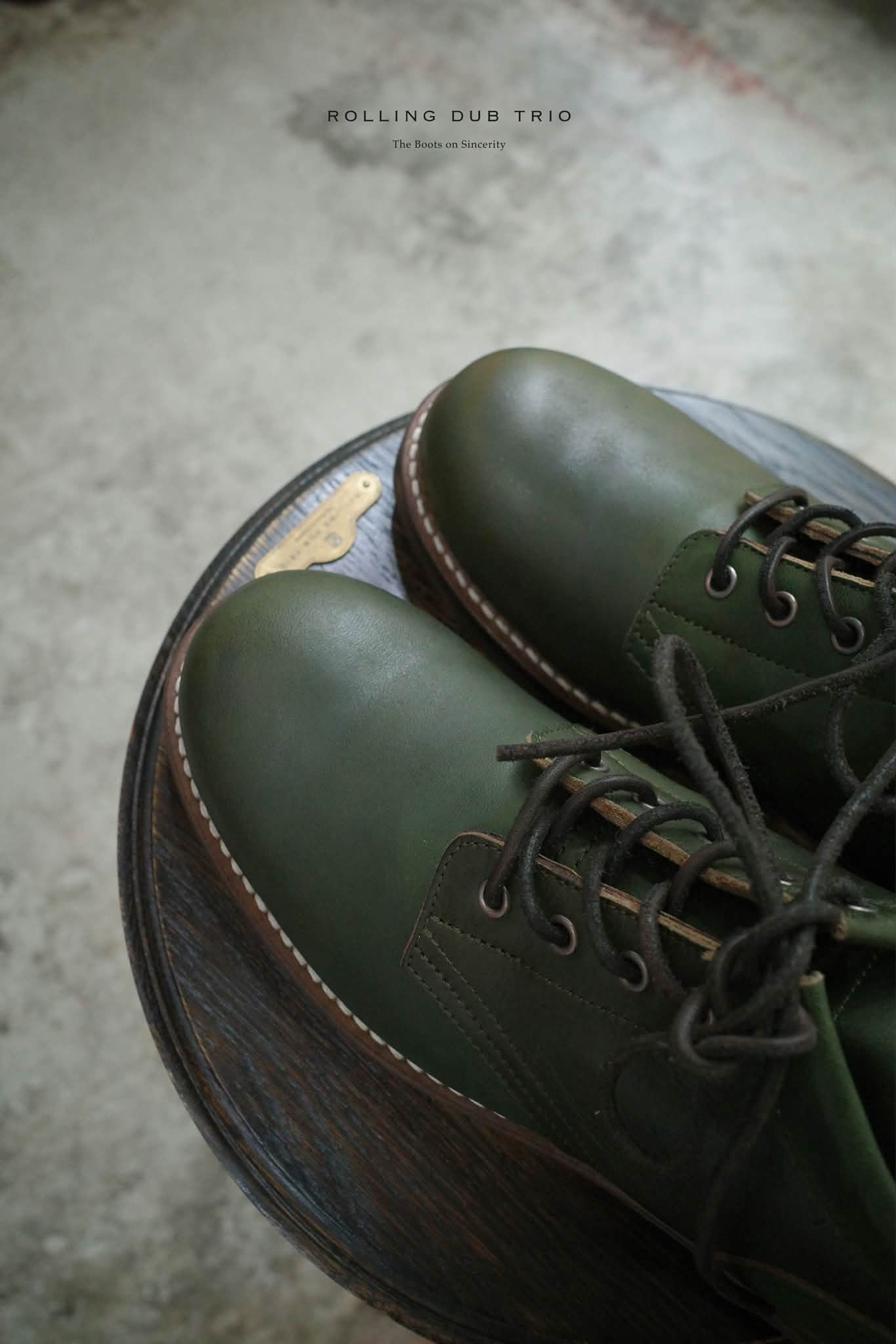 靴 Rolling Dub Trio ROOTS RDT BF01 26cm Rolling - . Rolling Dub Trio BF01 -Straight tip boots 