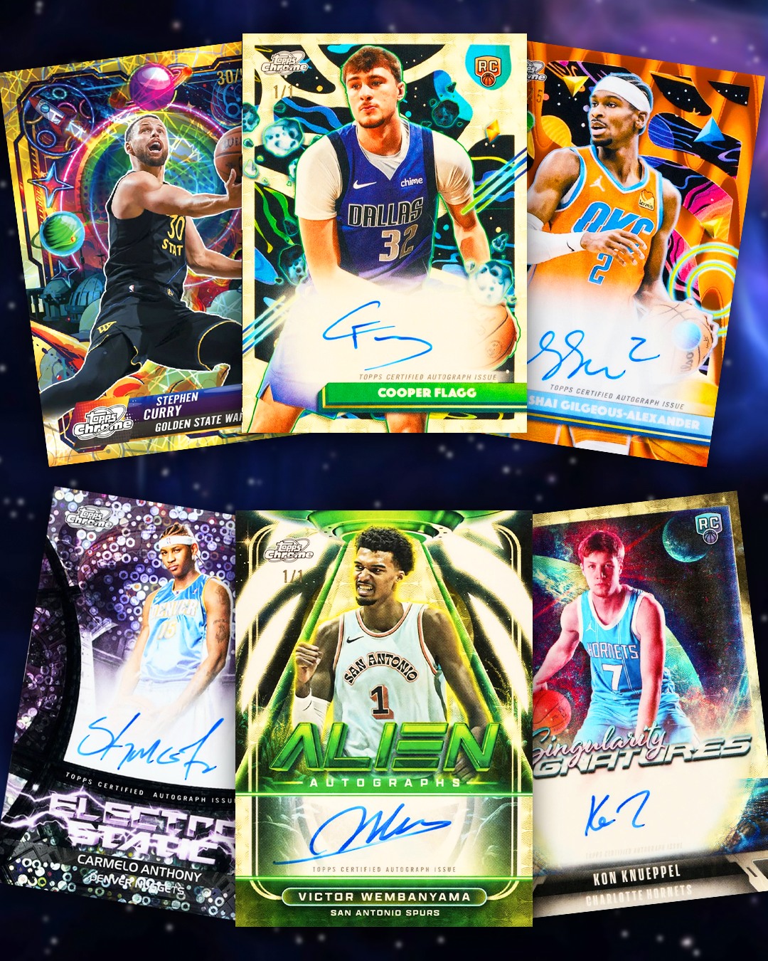 The first look at 2025-26 Topps Chrome Cosmic Basketball ?? What 