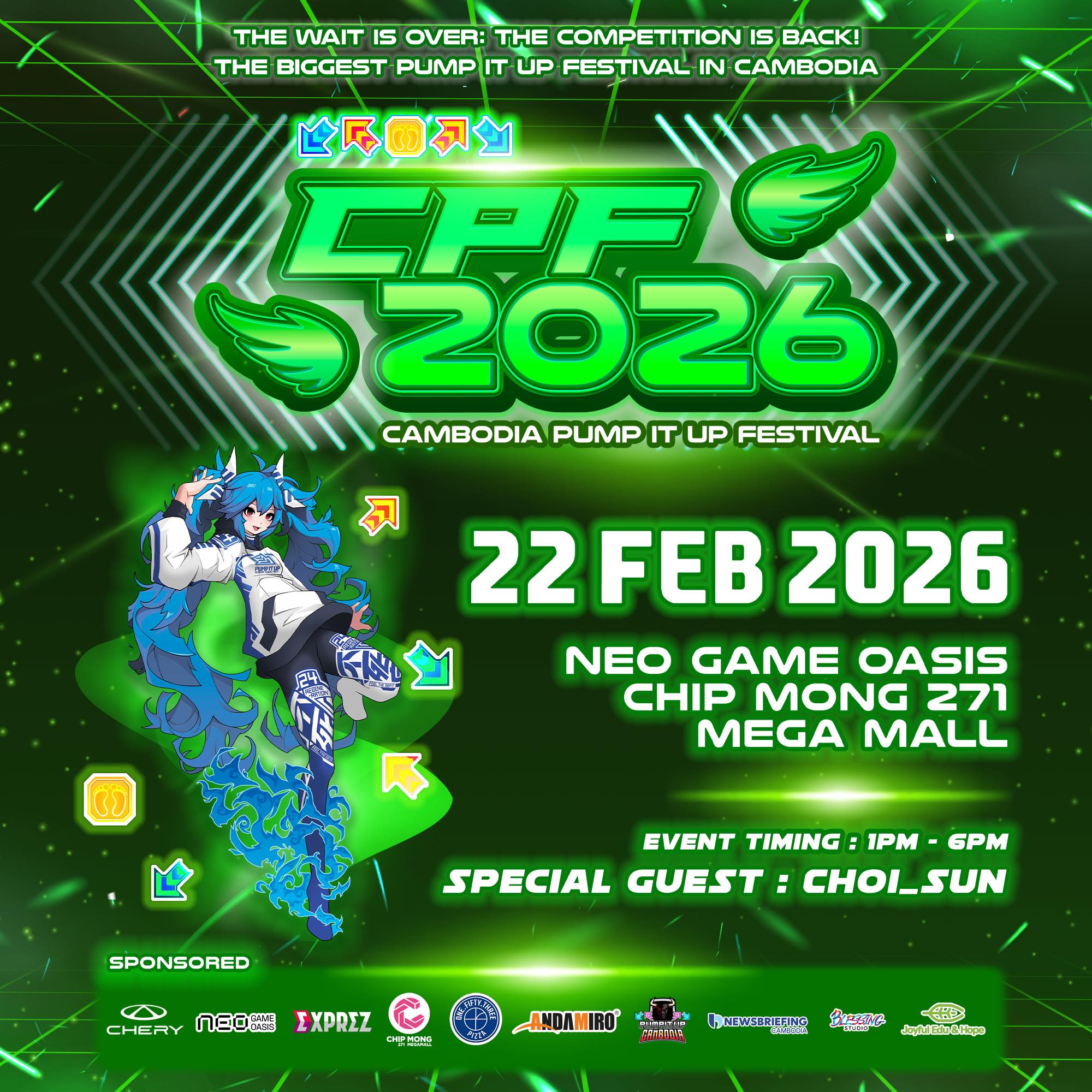 🔥 THE WAIT IS OVER! 🔥 CPF 2026 — Cambodia Pump It Up Festival is
