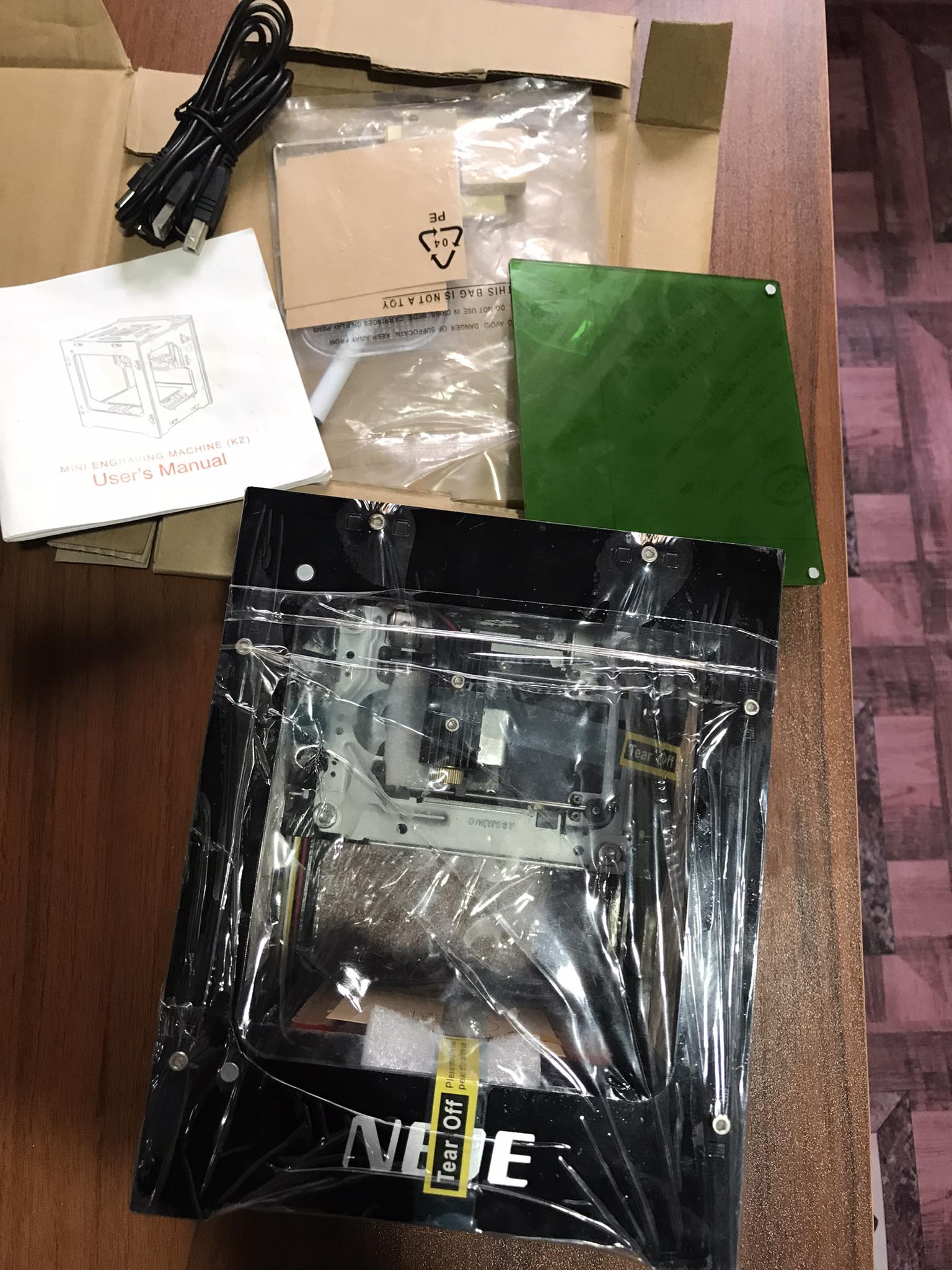 How to download software for Neje DK-8-KZ laser engraver?
