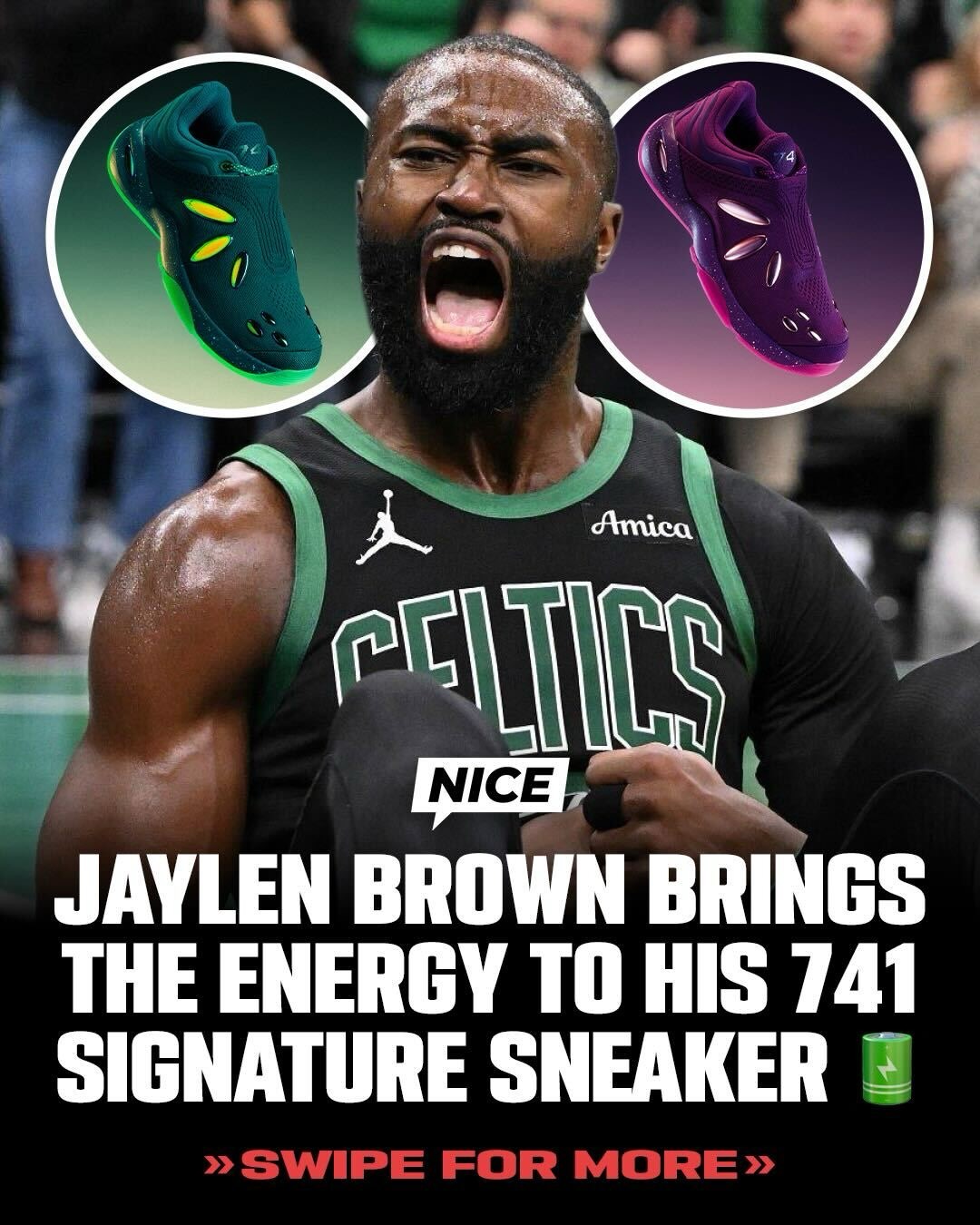 Jaylen Brown dropped a new “Energy Pack” of his 741 Rover