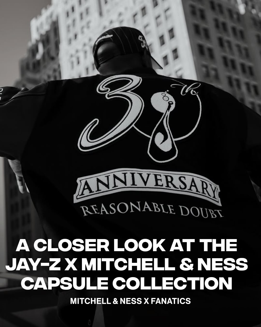 Mitchell & Ness collaborated with jayz on his JAŸ-Z30 collection