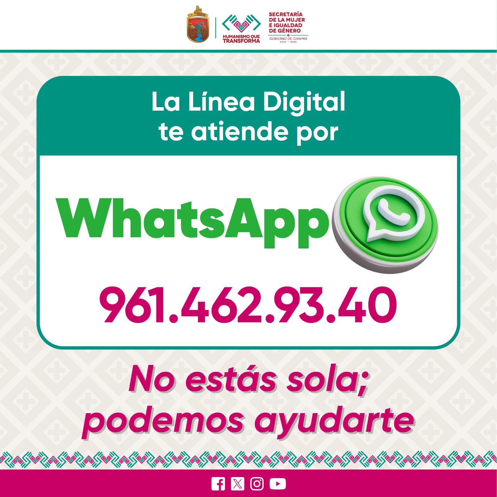📲 La Línea... - Secretaría de la Mujer e Igualdad de Género | Facebook