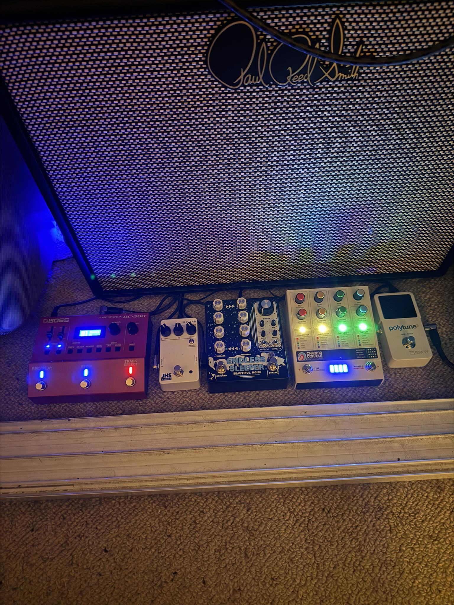 Why does Hologram Chroma Console cause popping with other pedals?