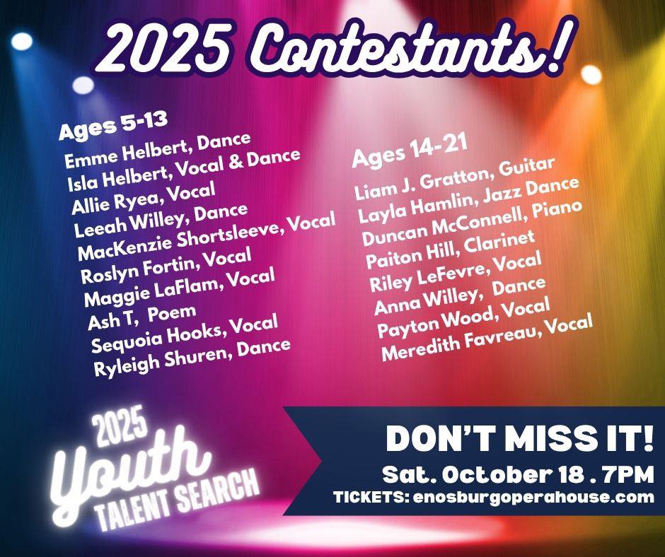 The Opera - Check out the amazing lineup of Young Performers! Get your ...