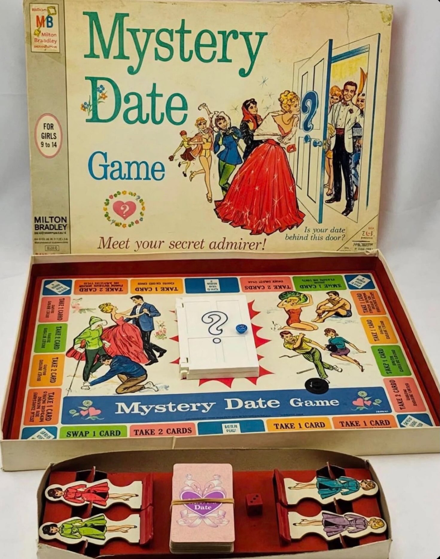 1965 Milton Bradley “Mystery Date” game. I loved this one! Did you