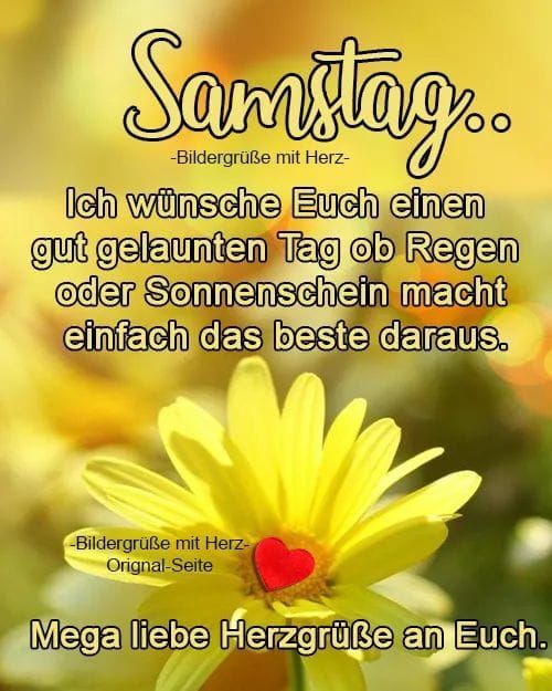 Bildergrusse Mit Herz Samstag